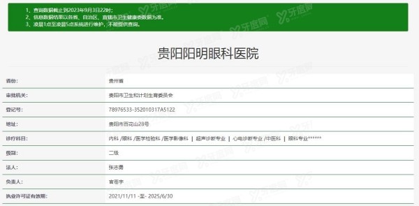 贵阳阳明眼科医院www.yadoo.com
