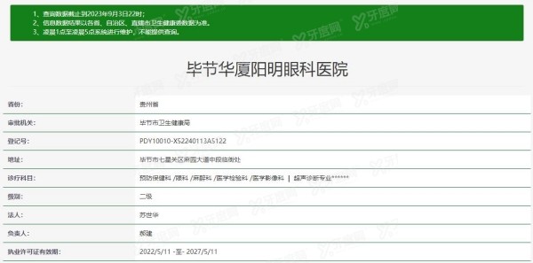 毕节阳明眼科医院www.yadoo.com