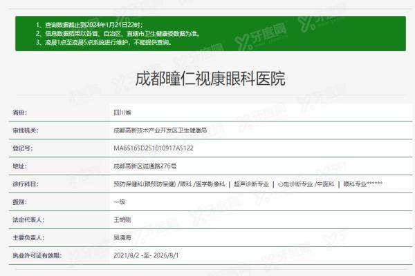 成都瞳仁视康眼科医院yanke.yadoo.cn