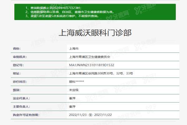 上海威沃眼科门诊部yanke.yadoo.cn