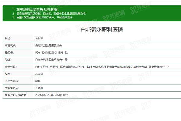 白城爱尔眼科医院yanke.yadoo.cn