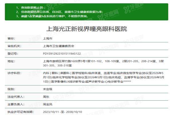 上海光正新视界瞳亮眼科医院yanke.yadoo.cn