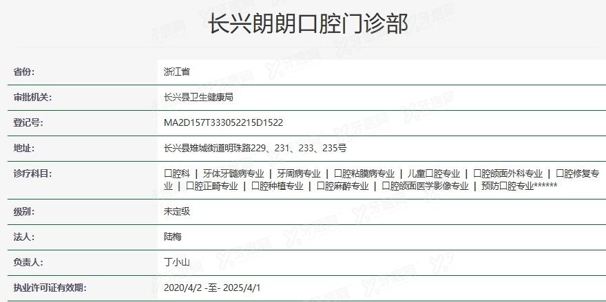 长兴朗朗口腔医院怎么样？www.yadoo.cn