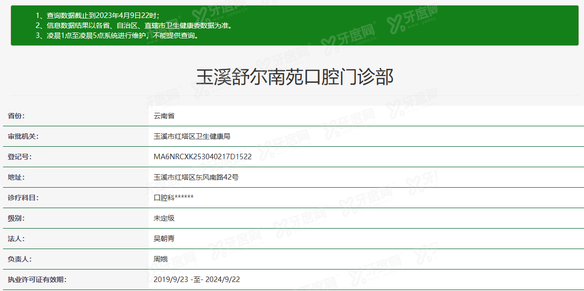 玉溪舒尔口腔医院正规吗m.yadoo.cn