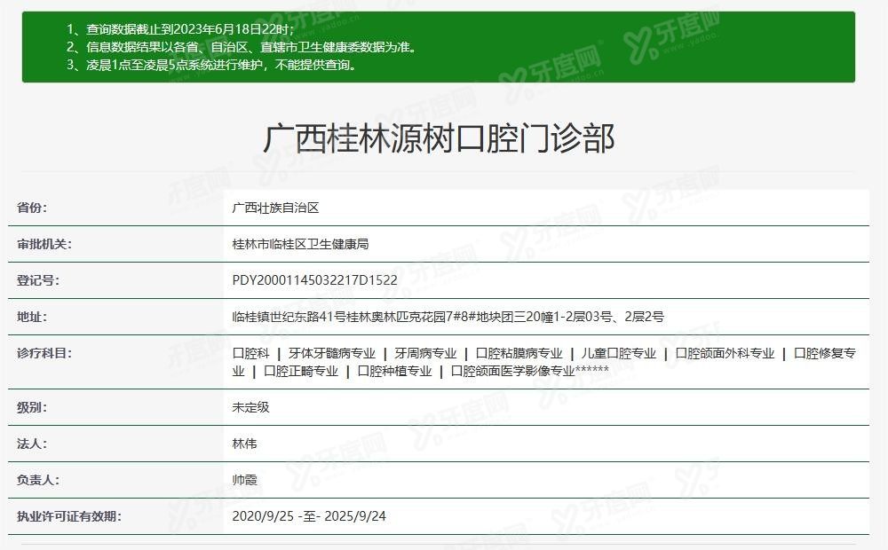 桂林源树口腔怎么样www.yadoo.cn