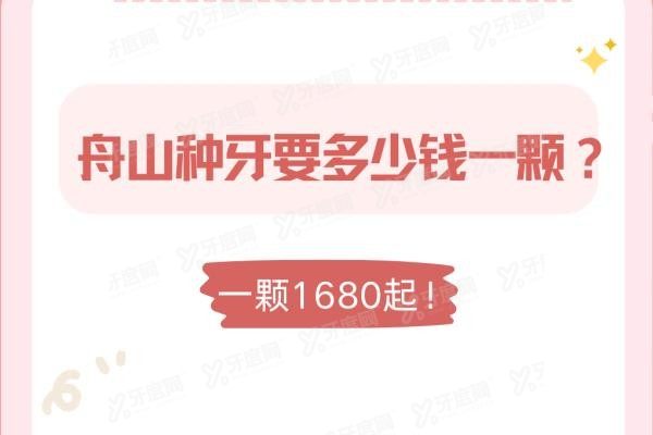 舟山种牙要多少钱一颗？www.yadoo.cn