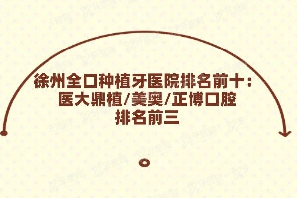 徐州全口种植牙医院排名前十www.yadoo.cn