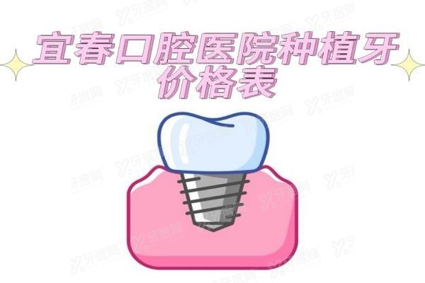 宜春口腔医院种植牙价格表www.yadoo.cn