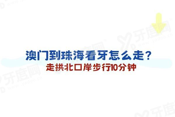 澳门到珠海看牙怎么走